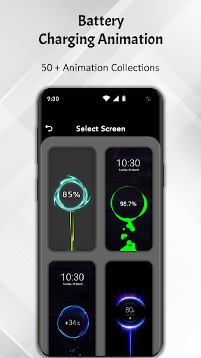 Screenshot of Battery Charging Animation