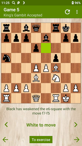 Screenshot of Chess - King's Gambit