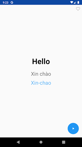Learn Vietnamese Phrasebook Screen 3