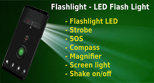 Android application Flashlight - LED Flash Light screenshort