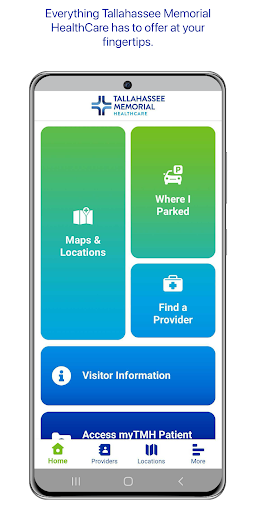Android application TMH Go screenshort