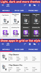 AppMgr Pro III (App 2 SD, Hide and Freeze apps) Screenshot