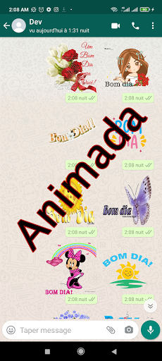 Animadas figurinhas de bom dia boa noite