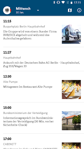 Android application BPA-Fahrt screenshort