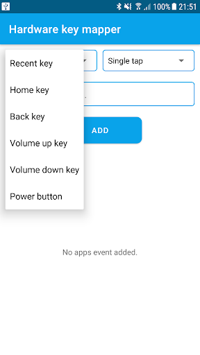 Hardware key mapper Screen 2