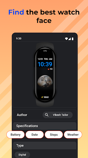 Mi Band 6 & 7 Watch Faces Screenshot 3 - AppWisp.com