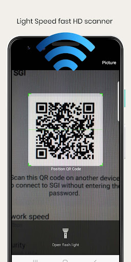 WiFi QrCode Password scanner Screen 2