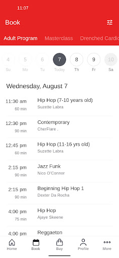 Screenshot of Millennium Dance Complex LA