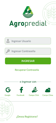 Android application Agropredial screenshort