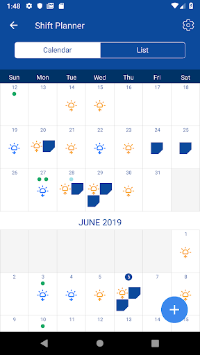 ANMF Diary App Screen 2
