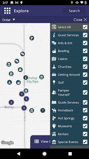 Screenshot of Visit Bishop CA
