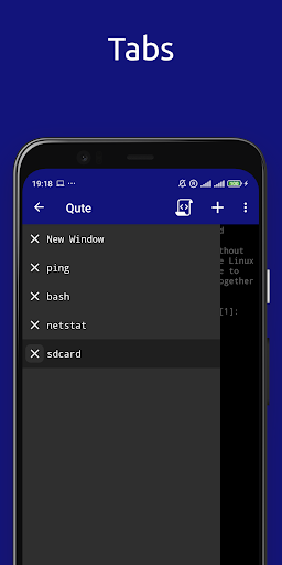 Qute: Terminal emulator - Tools - apps