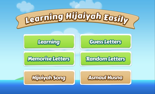 Android application Learning Hijaiyah Easily screenshort