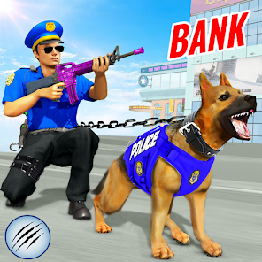 US Police Dog Bank Crime Chase  updownapk 1