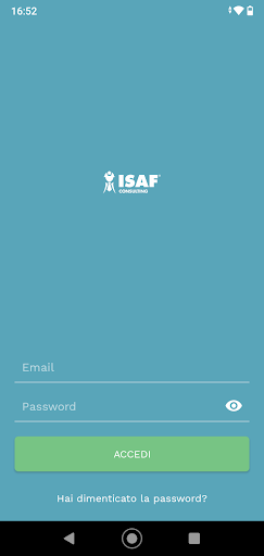 Android application ISAF Consulting - Clienti screenshort