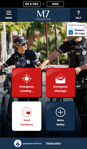 Android application Citizen Security-El Prat screenshort