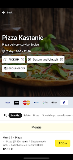 Pizza Kastanie Screen 2