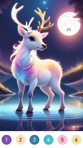 Fairytale Color by number game Screen 2