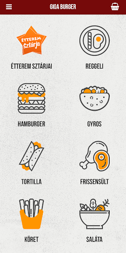 Android application Giga Burger screenshort