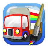 Coloring: Trucks icon