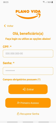 Plano Vida Screen 2