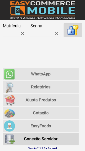Android application EASYCOMMERCE MOBILE screenshort