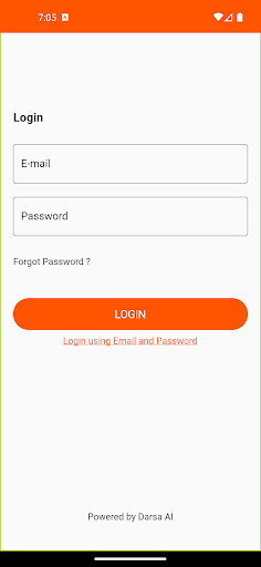 Android application Darsa Attendance screenshort