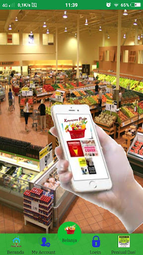 Android application Keranjang Pasar screenshort