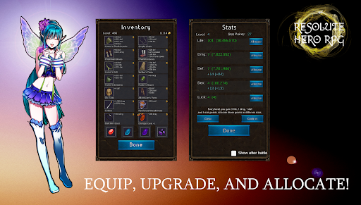 Resolute Hero RPG - Role Playing - games