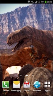 Screenshot ng Dinosaurs 3D Pro lwp