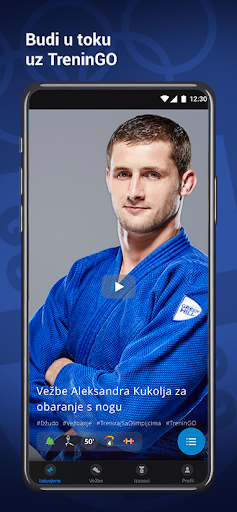 Android application TreninGO - Tvoj fitnes vodič screenshort