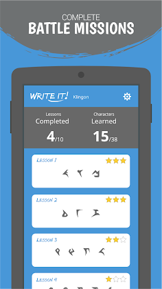 Write It! Klingon - Screenshot 2