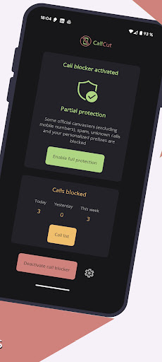 CallCut  call blocker