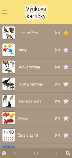 Výukové kartičky 1