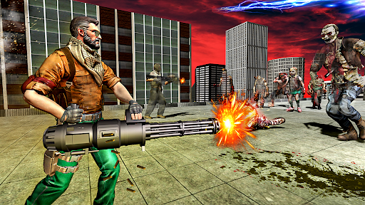 Android application Zombie Killer Shooting Games screenshort