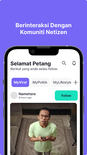 Android application MyBuletin - Berita & Viral screenshort
