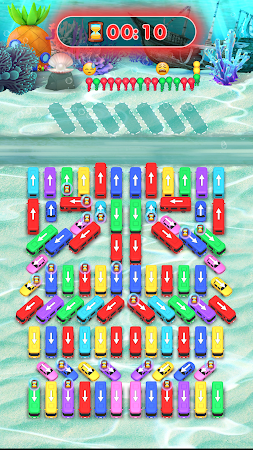 Game screenshot ステーションジャムエスケープ：カラーソート apk download