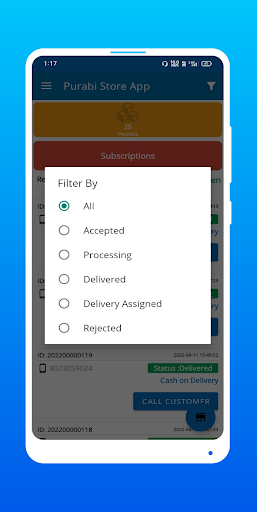 Purabi Store App Screen 3
