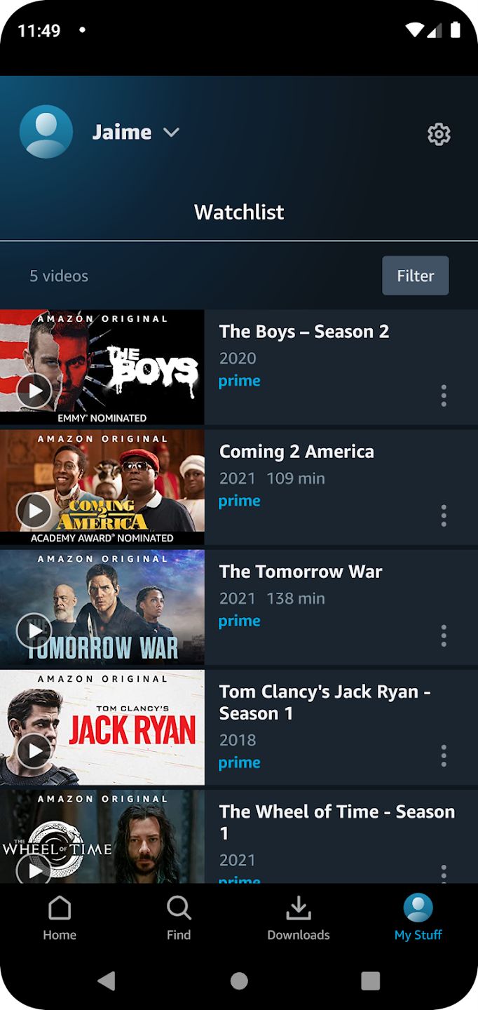 Amazon Prime Video v3.0.336.7157 MOD APK (Premium Unlocked) Download