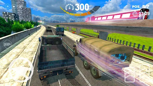 Army Games - Racing Truck Game