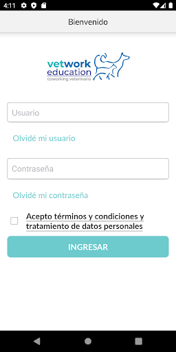 Android application VetWork screenshort