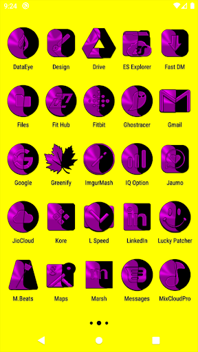 Wicked Magenta Icon Pack Screen 3