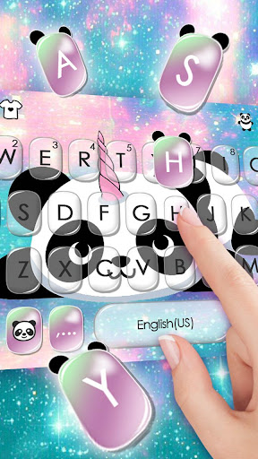 Kawaii Unicorn Panda Theme Screen 2