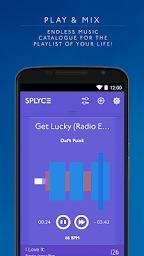 Splyce music player & automix