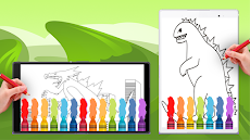 Godzilla Colouring Pages Gameのおすすめ画像3