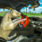 fou chèvre voiture conduite simulateur 1.4