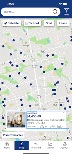 Homula Real Estate Search Screen 3