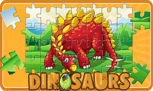 Dinosaur jigsaw Puzz dino game