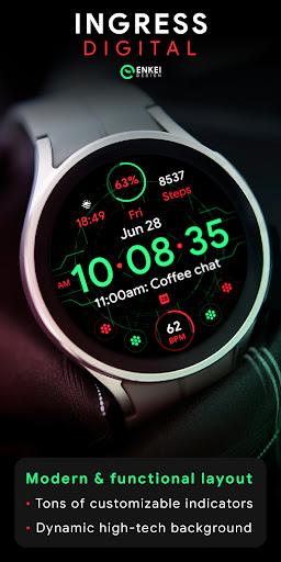 Android application Ingress Digital - watch face screenshort