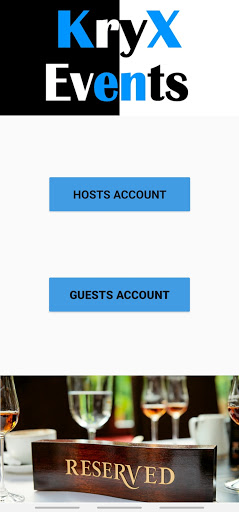 Android application KryX Events Registration screenshort